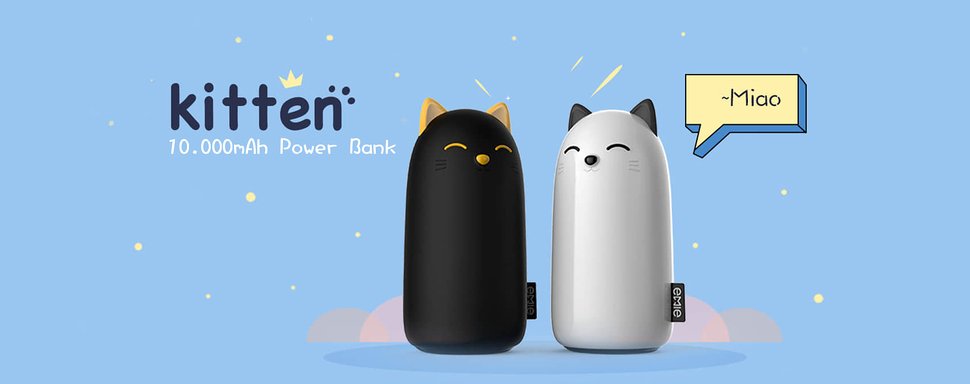 Kitten Portable Charger